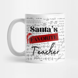 Santa Claus's favorite teacher Mug